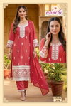 Nikki By Aanchi Organza Embroidery Kurti With Bottom With Dupatta
